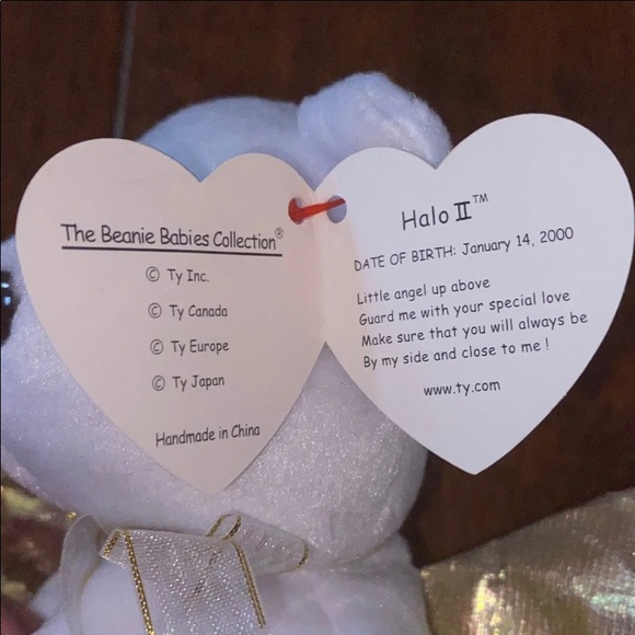 2000 RARE Halo II Ty Beanie Baby - Picture 3 of 3